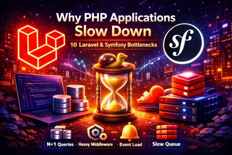 Why PHP Applications Slow Down: 10 Laravel and Symfony Bottlenecks