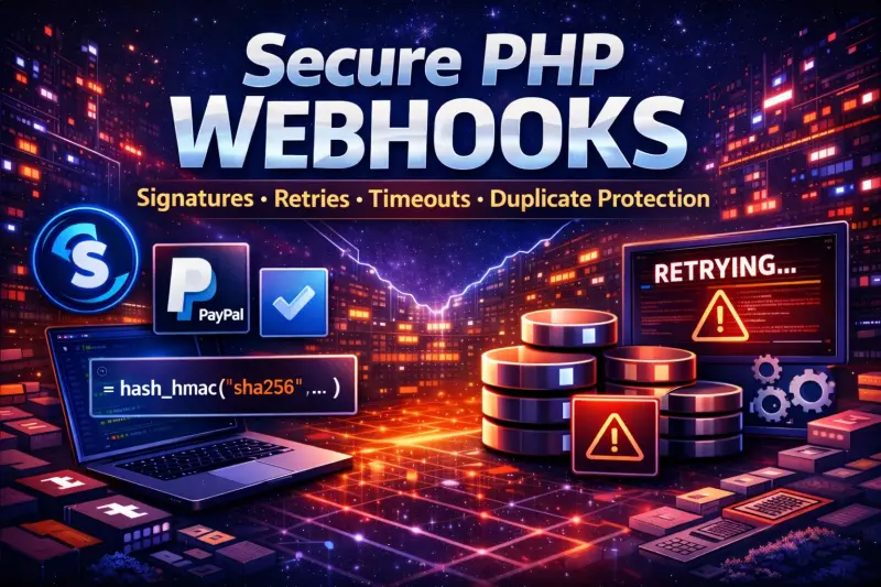 Secure PHP Webhooks: Signatures, Retries, Timeouts, and Duplicate Protection