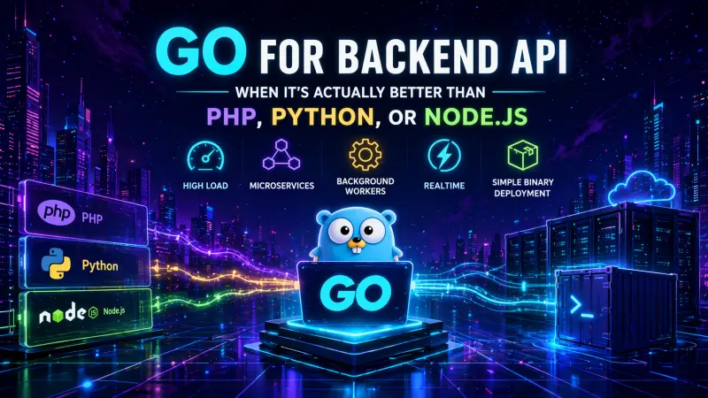 When Go Is Actually Better Than PHP, Python, or Node.js for Backend APIs
