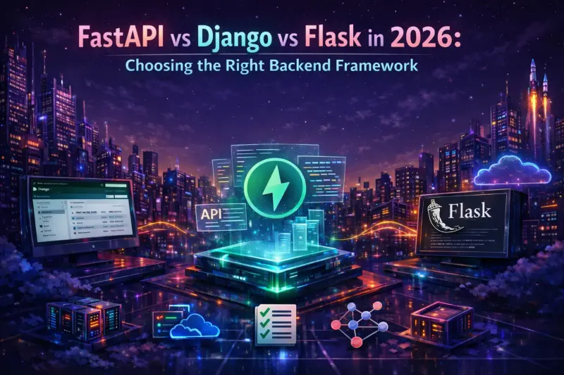FastAPI vs Django vs Flask in 2026: Choosing the Right Backend Framework
