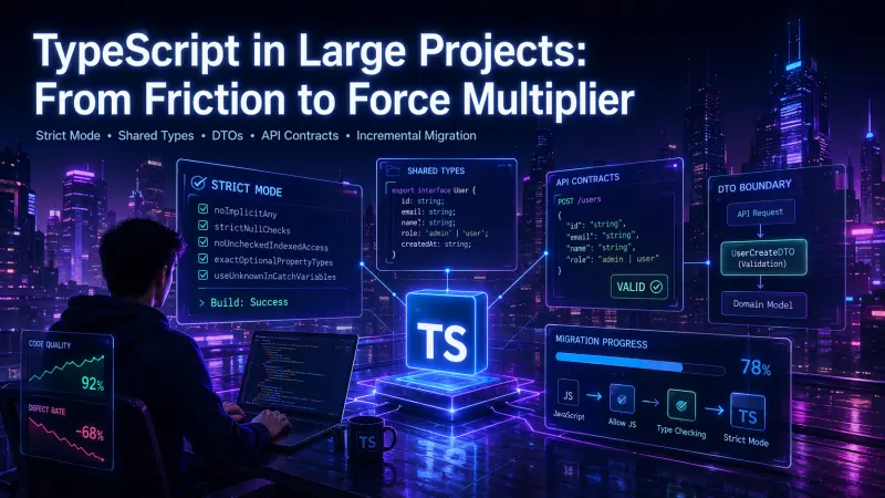 TypeScript in Large Projects: Making Types Help Instead of Getting in the Way
