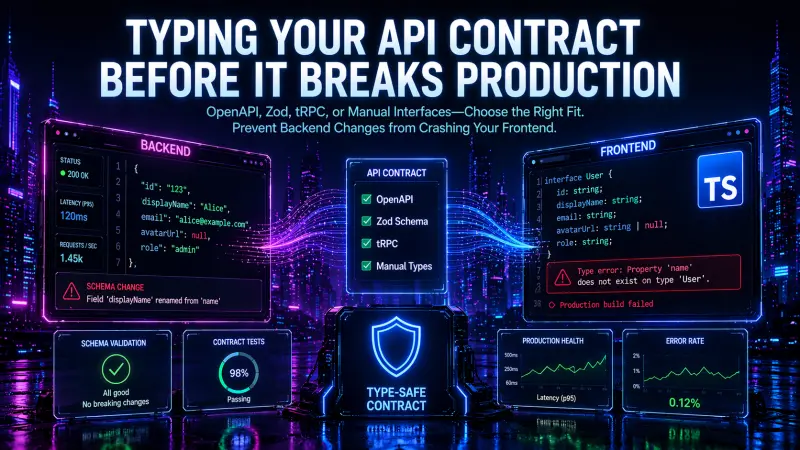Typing APIs Across Backend and Frontend: OpenAPI, Zod, tRPC, or Manual Interfaces
