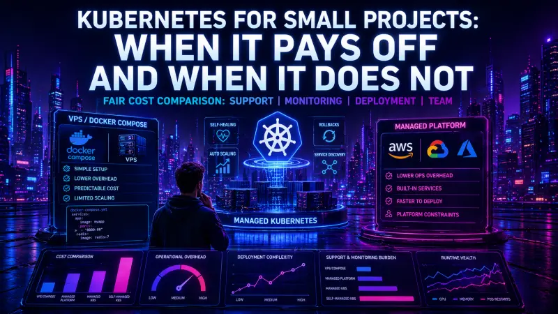 Kubernetes for Small Projects: When It Pays Off and When It Does Not