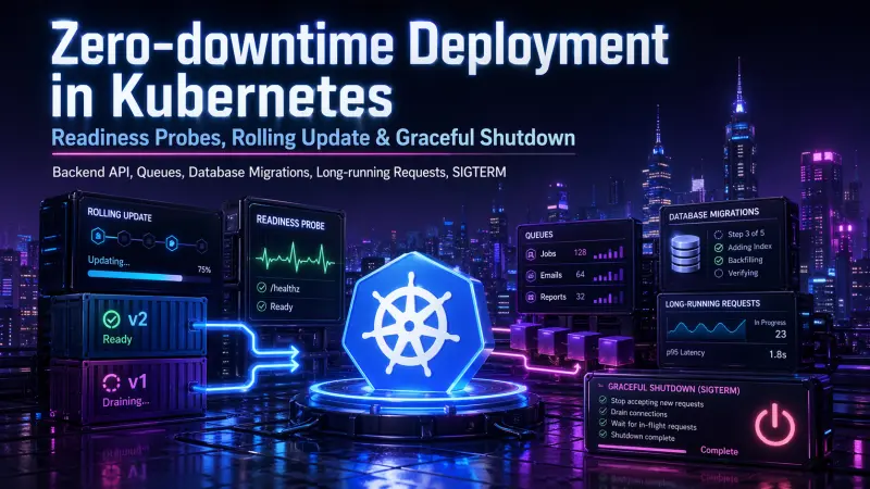 Zero-Downtime Kubernetes Deployments: Readiness, Rolling Updates, and Graceful Shutdown