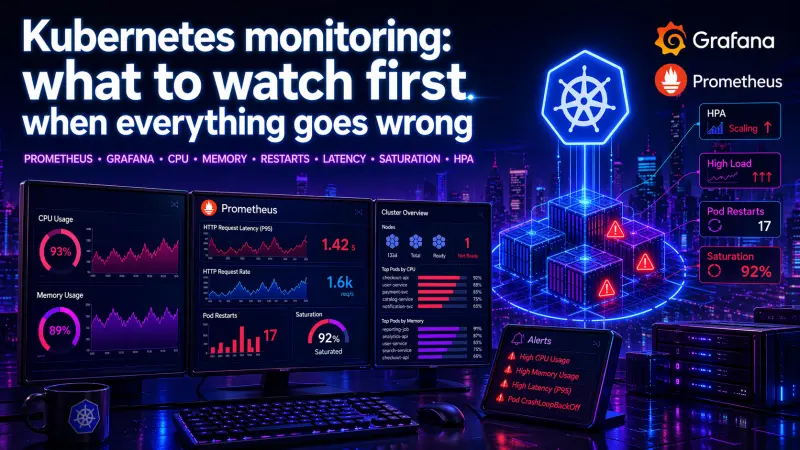 Kubernetes Monitoring: First Metrics to Check When Production Starts Failing